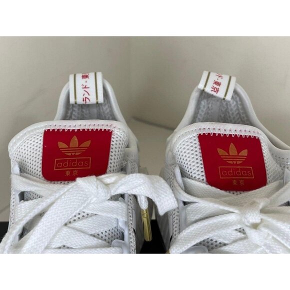 Adidas NMD R1 Tokyo White Gold GS 4.5Y - Picture 3 of 5